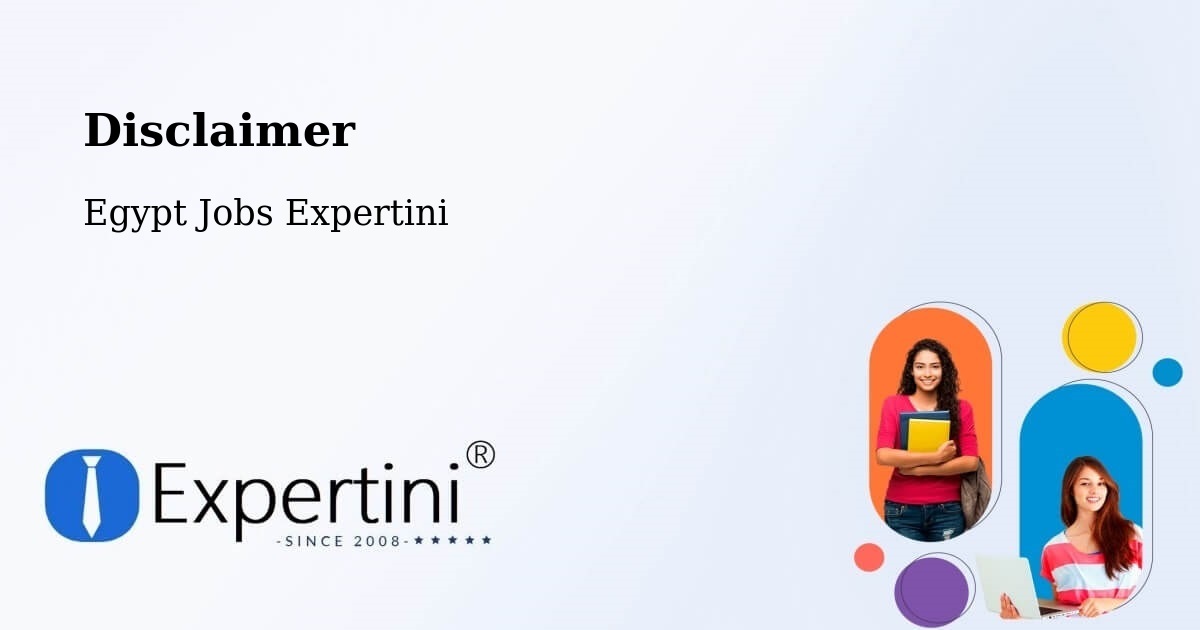 Disclaimer – Bulaq - Egypt Jobs Expertini
